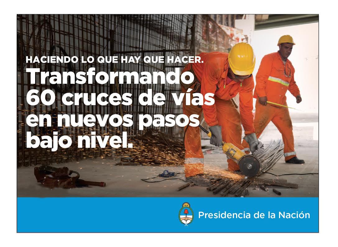 Construcción de pasos bajo nivel