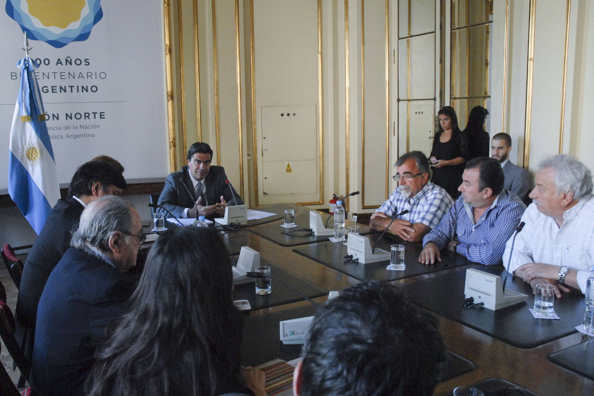 El Jefe de Gabinete reunido con el Sindicato de Petroquímicos