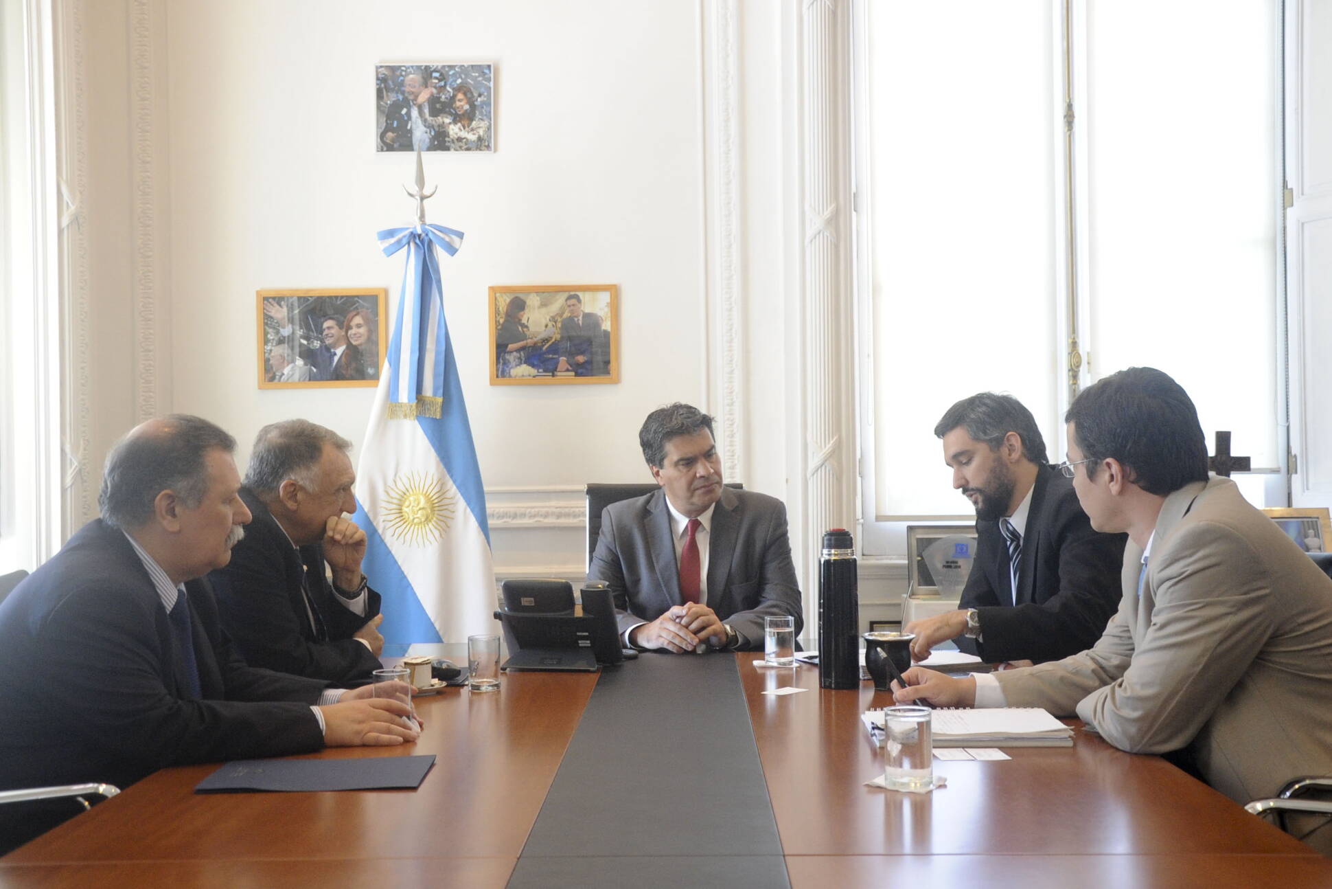 El Jefe de Gabinete recibe a la Federación Argentina de Consejos Profesionales de Ciencias Económica