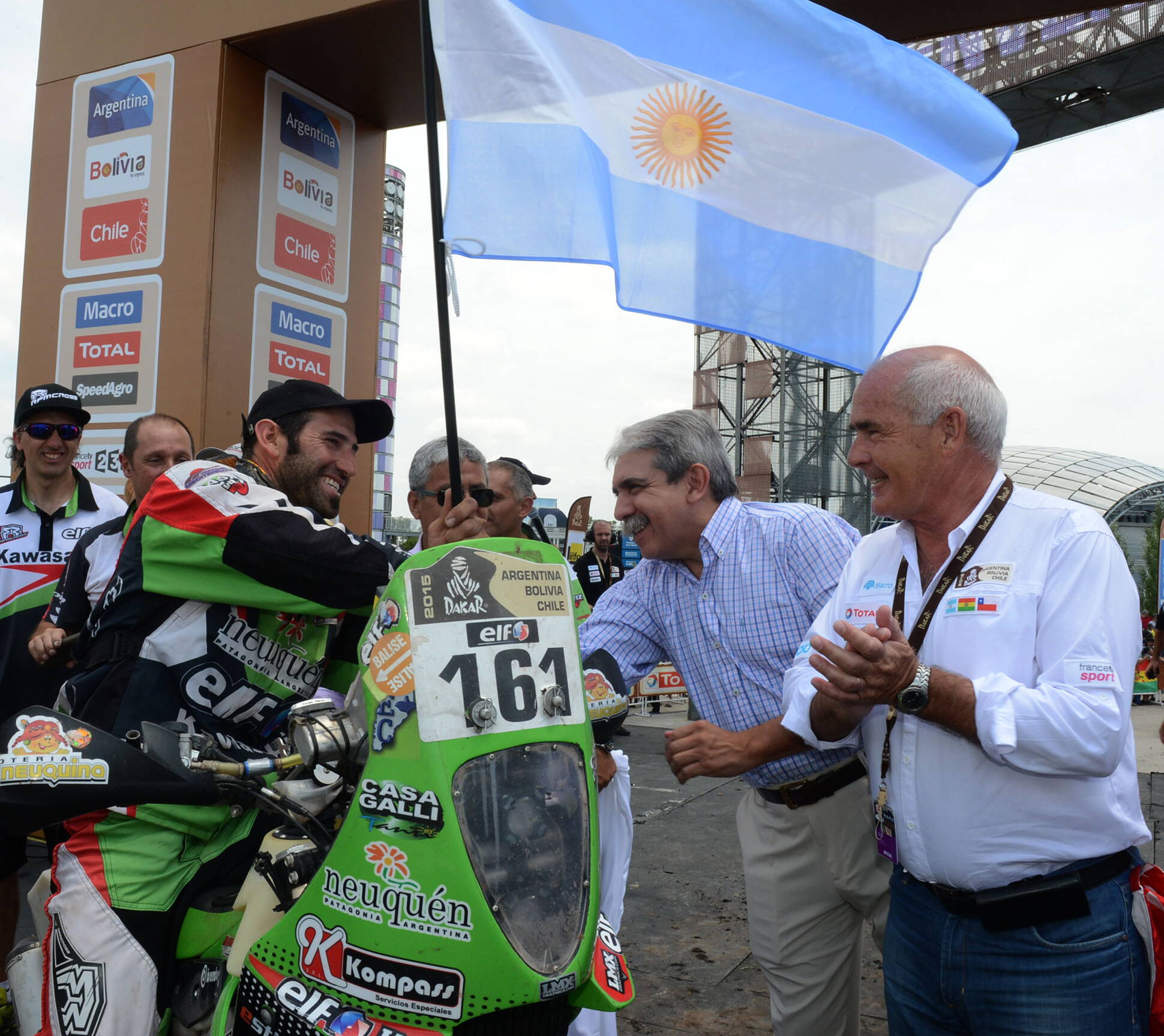 Llegada del Dakar a Buenos Aires