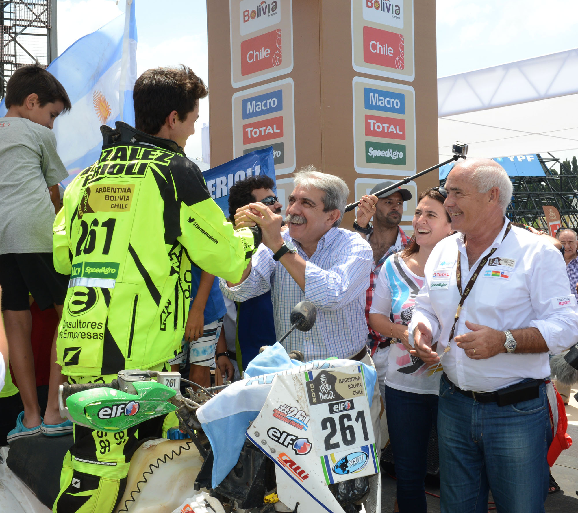 Llegada del Dakar a Buenos Aires