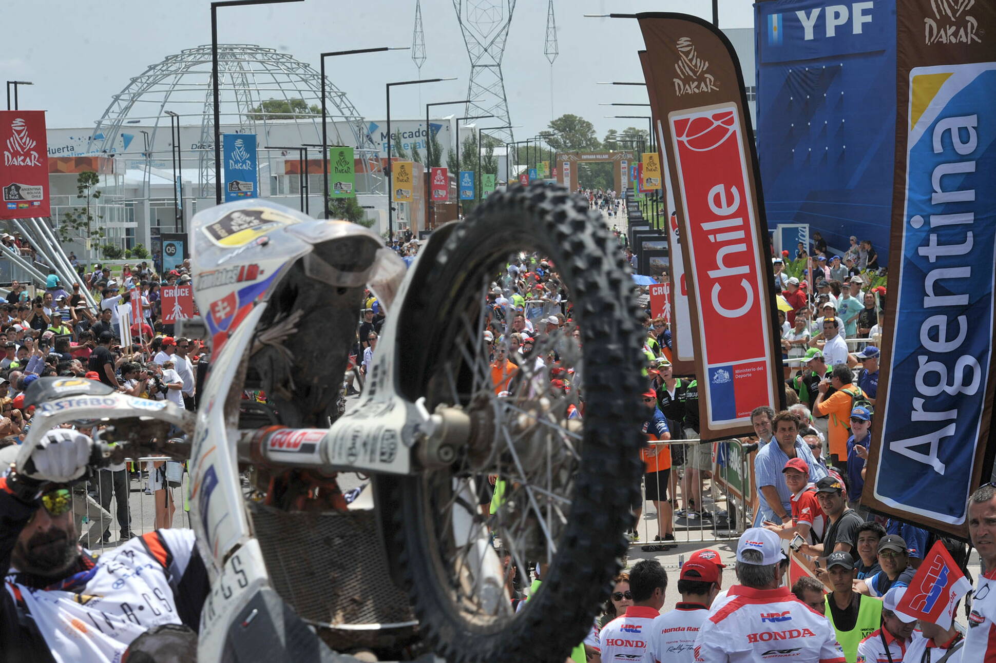 Llegada del Dakar a Buenos Aires