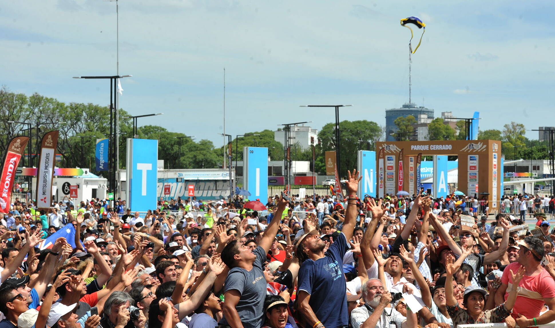 Llegada del Dakar a Buenos Aires