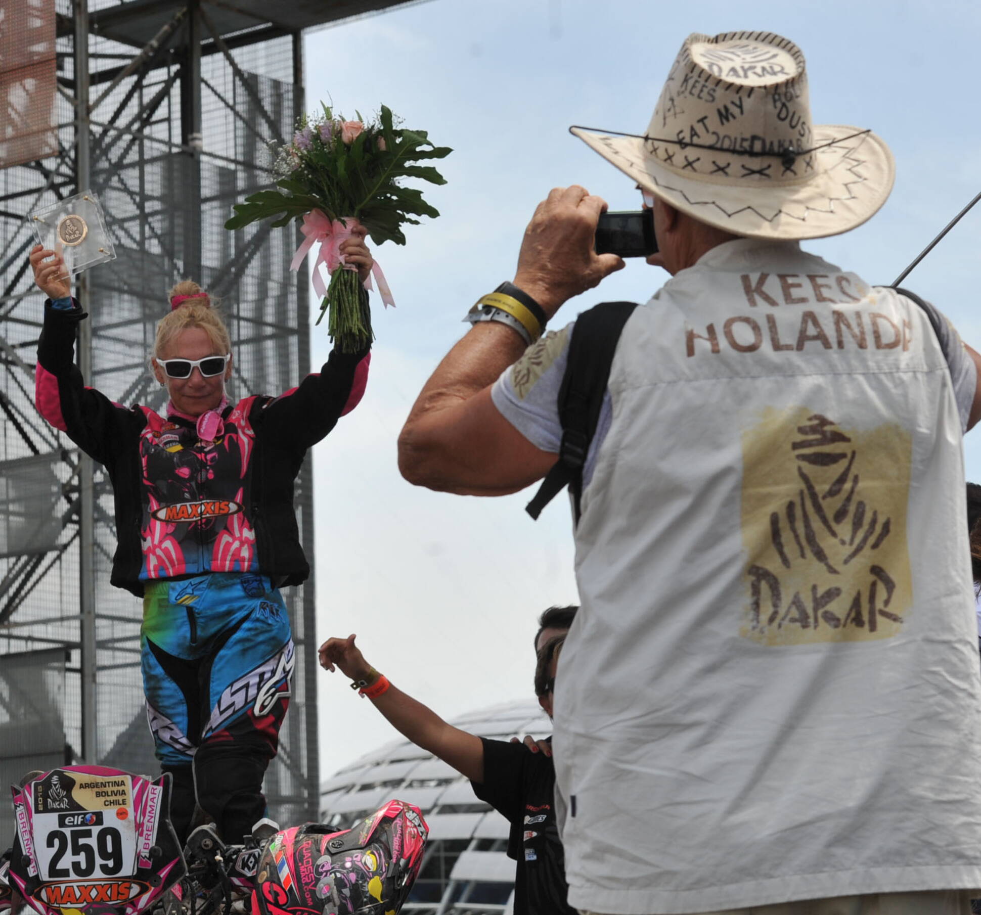 Llegada del Dakar a Buenos Aires
