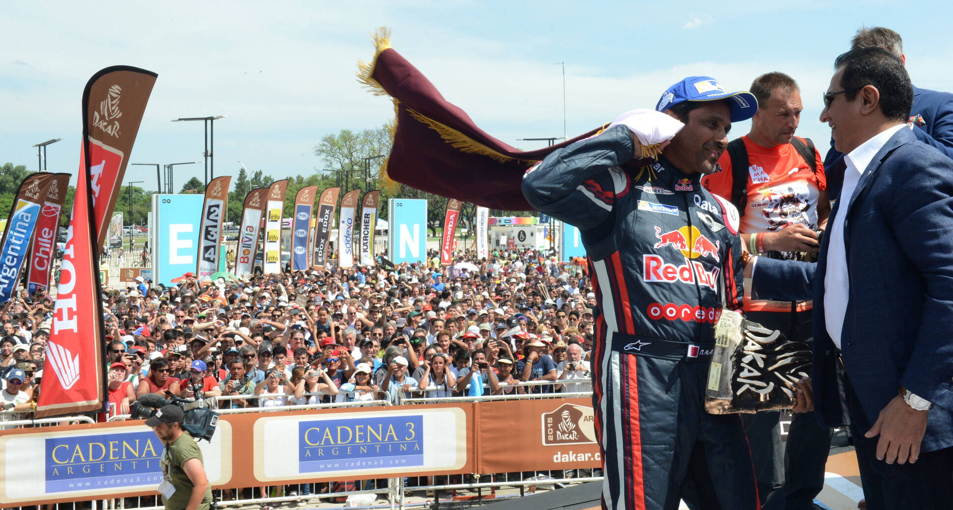 Llegada del Dakar a Buenos Aires