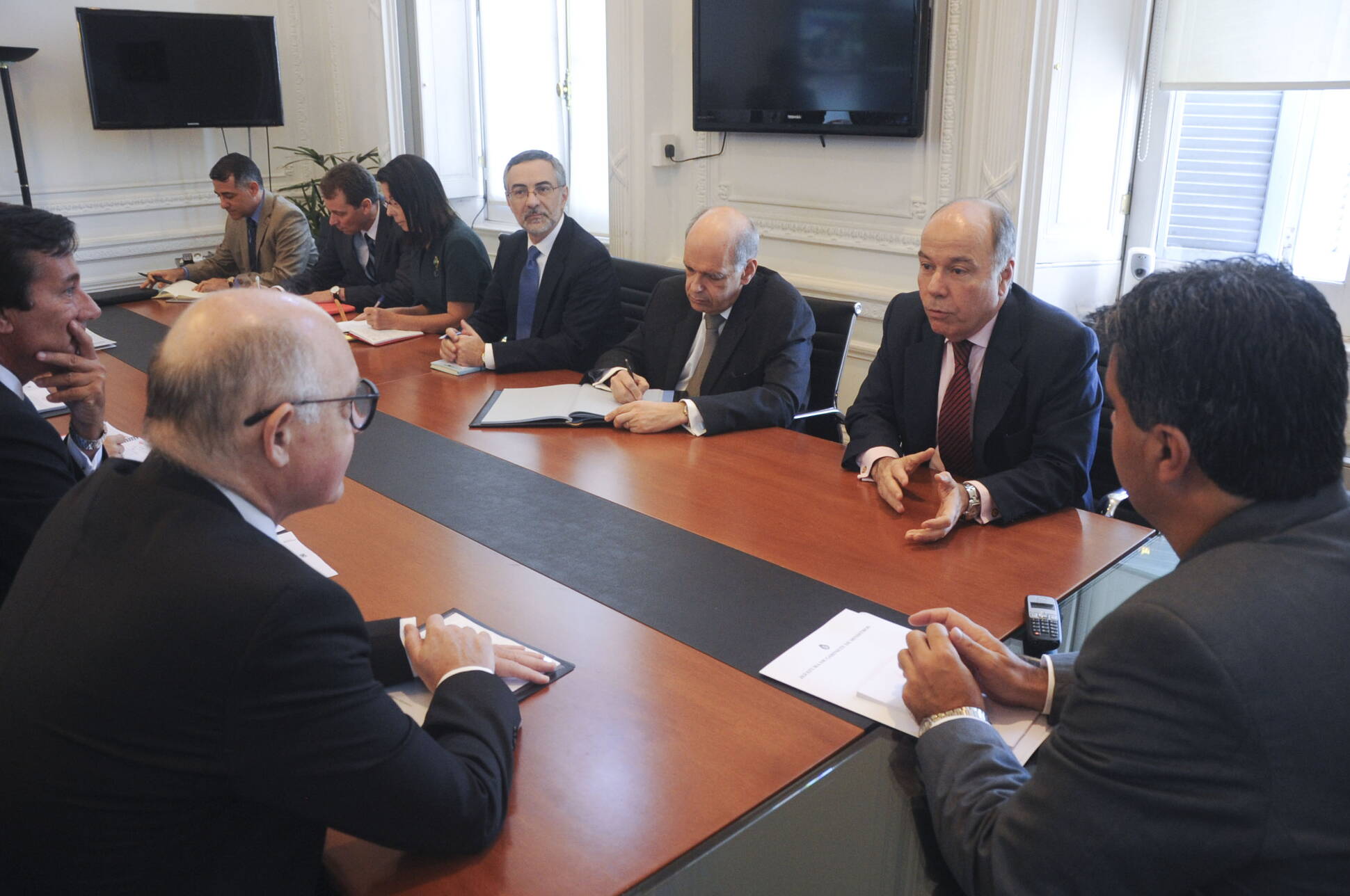 Ministros del Gobierno Nacional se entrevistaron con el Canciller de Brasil