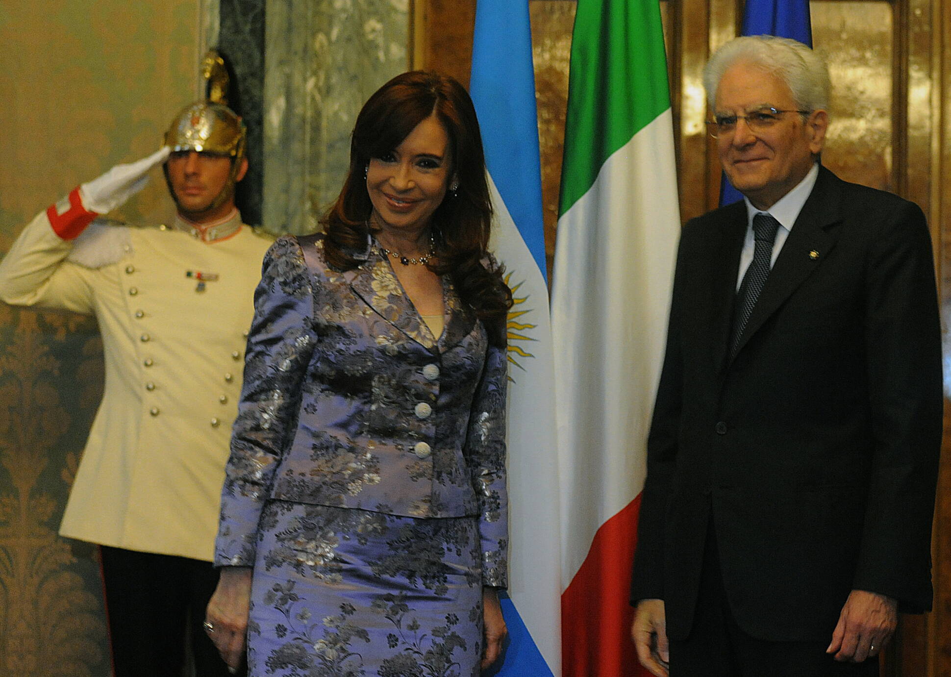 La Presidenta se reunió con su par de Italia, Sergio Mattarella