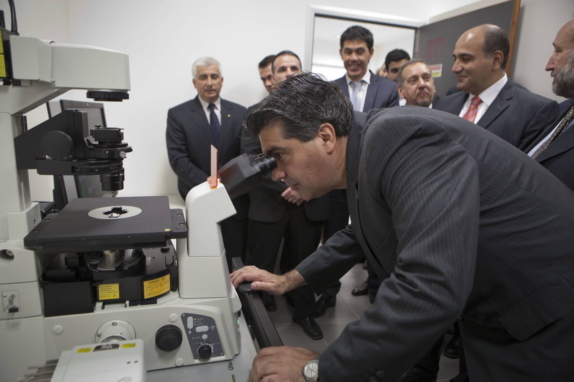 El Jefe de Gabinete y los ministros Manzur y Barañao en el Centro Max Planck de Rosario