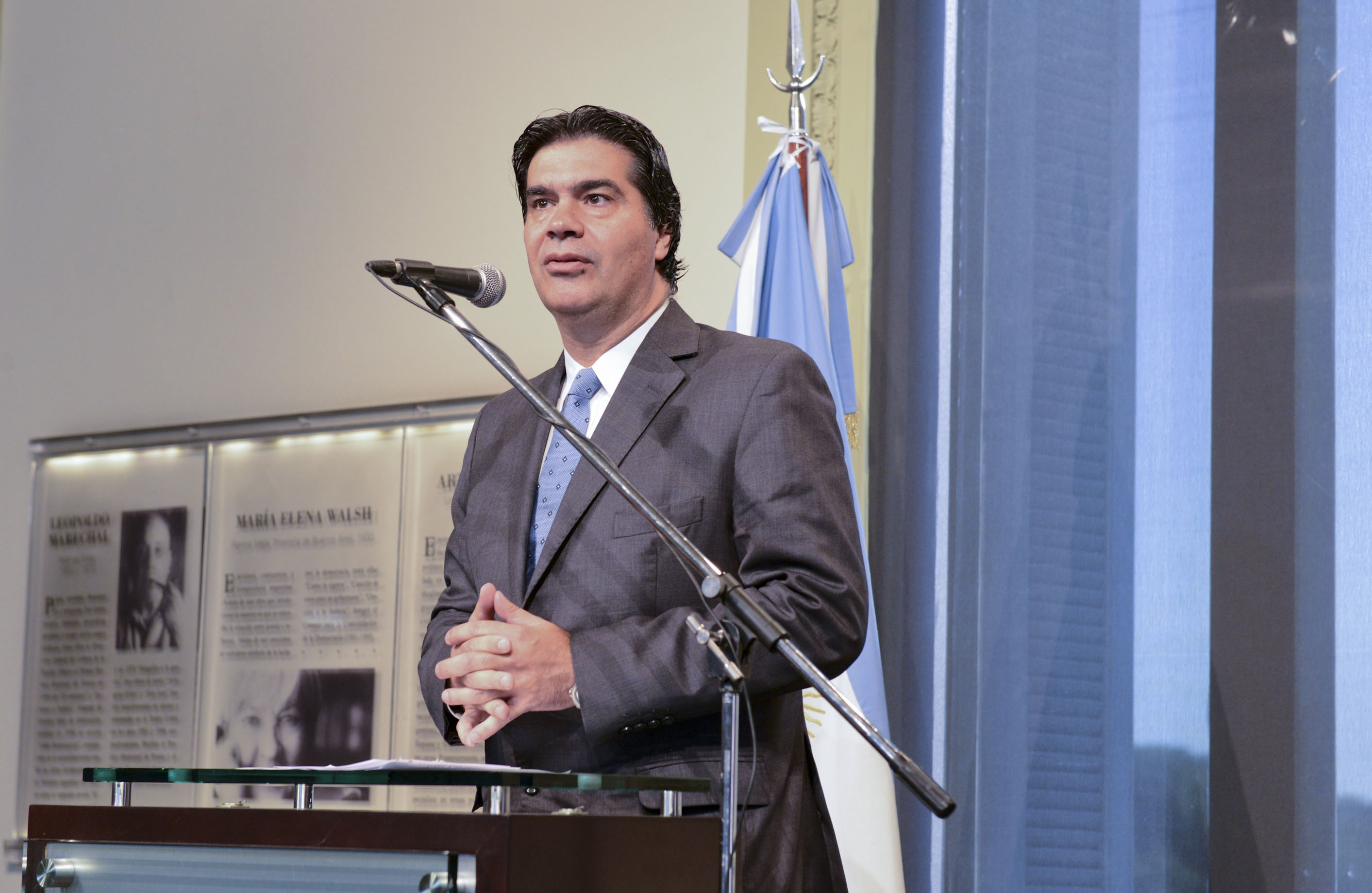 Declaraciones del jefe de Gabinete, en Casa Rosada