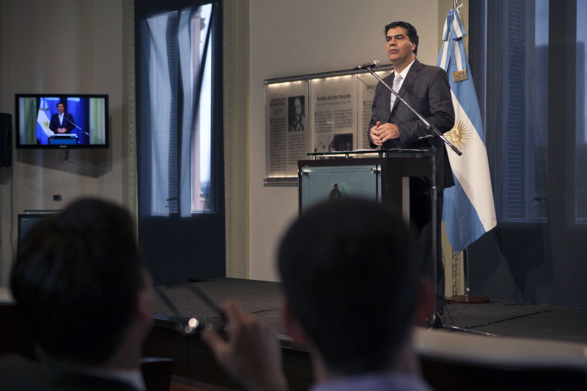 Declaraciones del jefe de Gabinete, en Casa Rosada