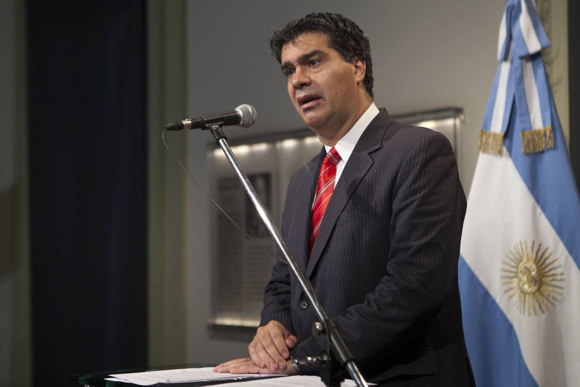 Declaraciones del jefe de Gabinete, en Casa Rosada 28 de enero de 2015