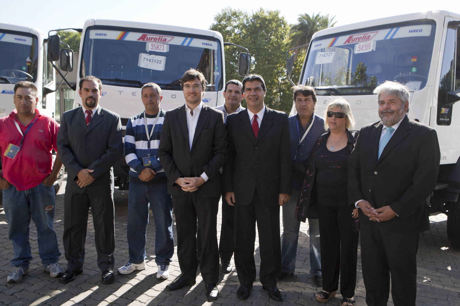 Capitanich encabezó la entrega de camiones para el tratamiento de residuos sólidos urbanos