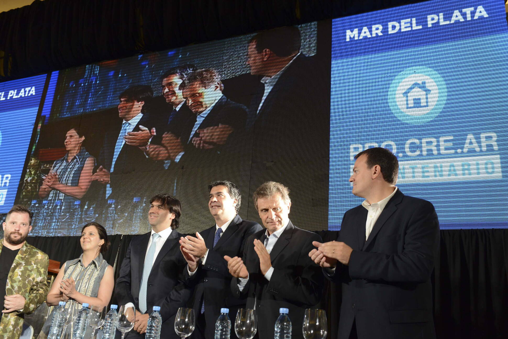 Capitanich encabezó el sorteo del Plan ProCreAr, en Mar del Plata.