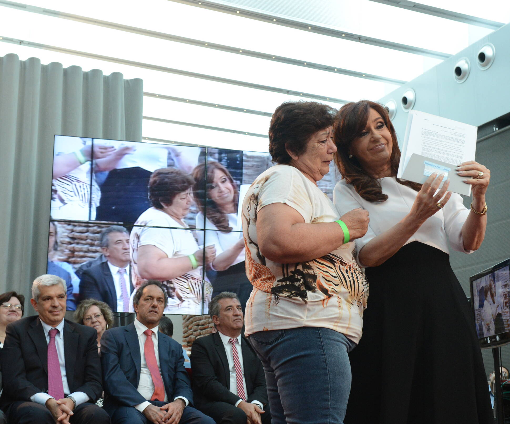 La Presidenta encabeza un acto en el Museo del Bicentenario