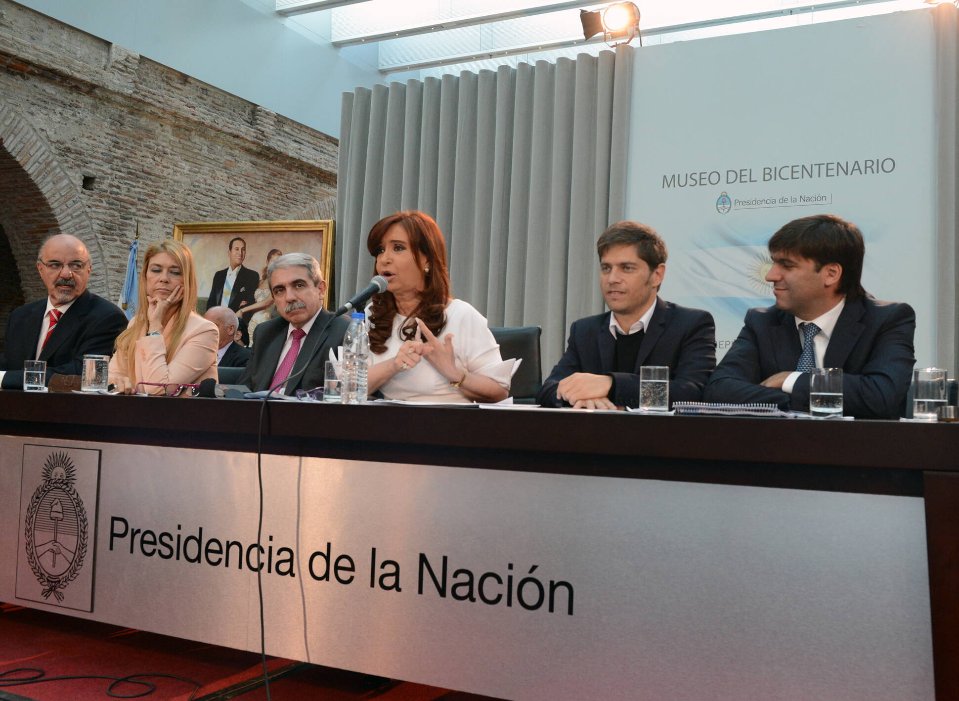 La Presidenta encabeza un acto en el Museo del Bicentenario