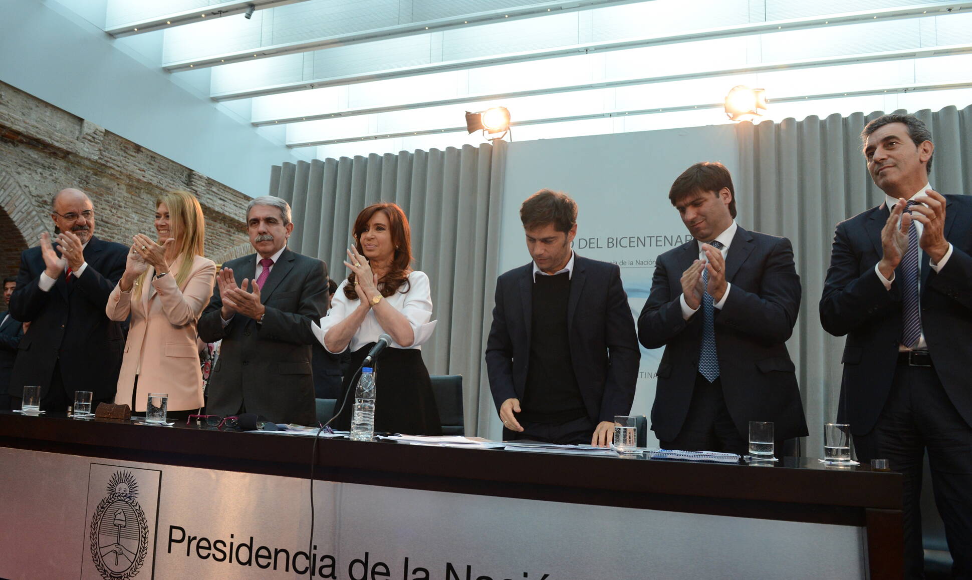 La Presidenta encabeza un acto en el Museo del Bicentenario