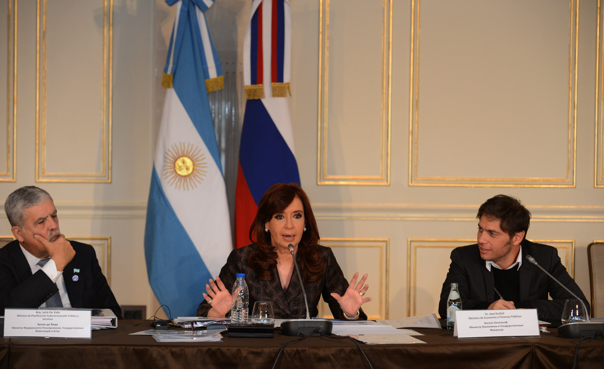 La Presidenta encabezó encuentro con CEOs de empresas rusas con inversiones e interés en Argentina