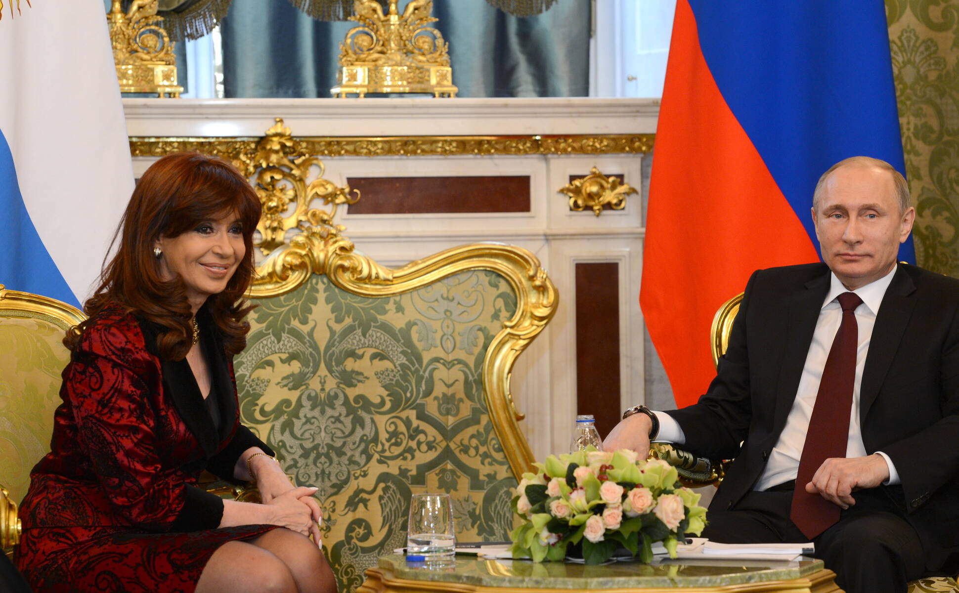 La Presidenta se reunió con su par ruso,Vladimir Putin, en su visita oficial a Rusia