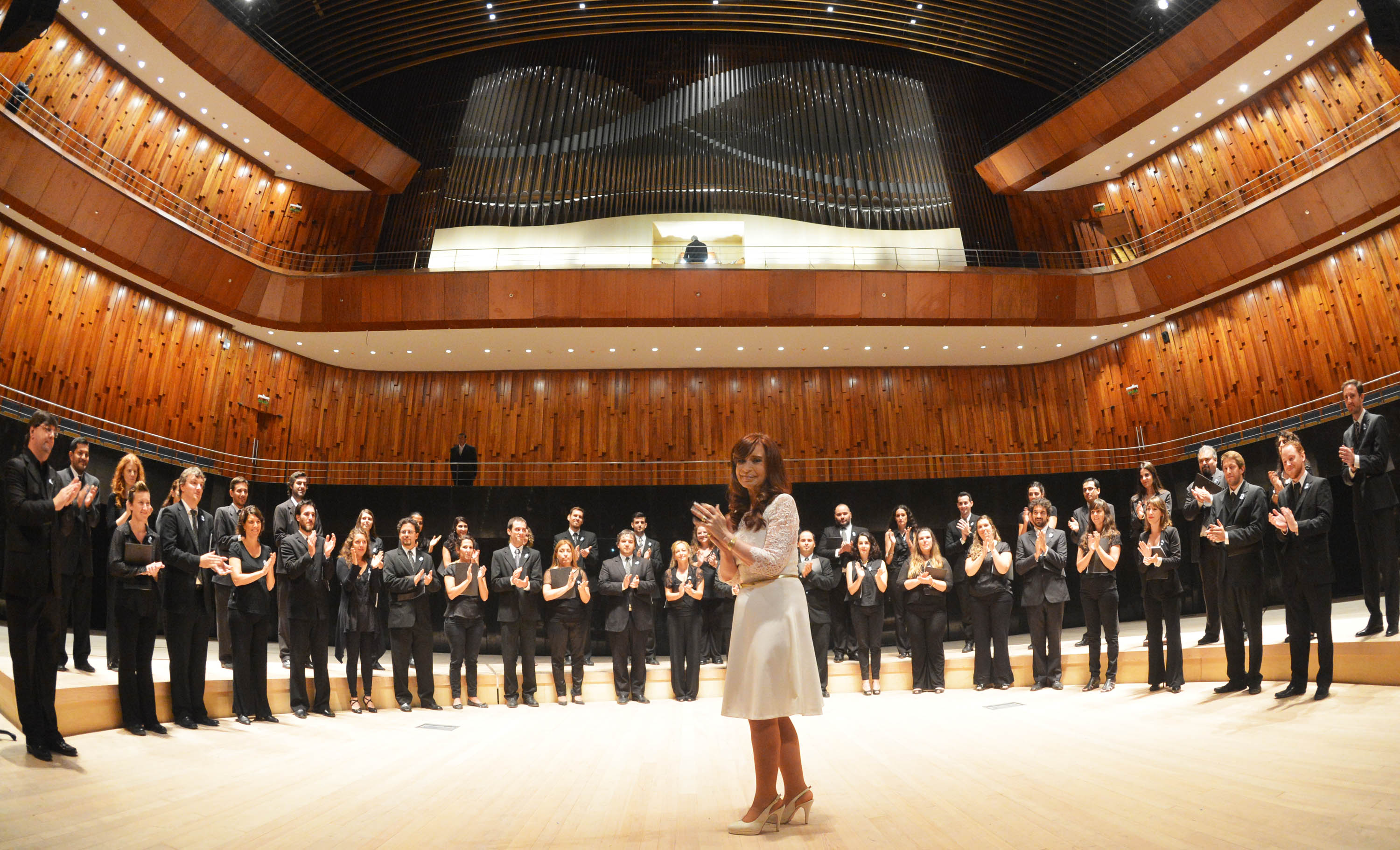 Cristina Fernández inaugura el Centro Cultural Kirchner