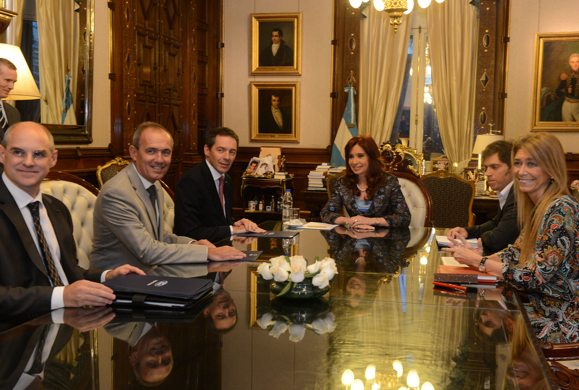 Cristina Fernández recibió a directivos de Ford Motor