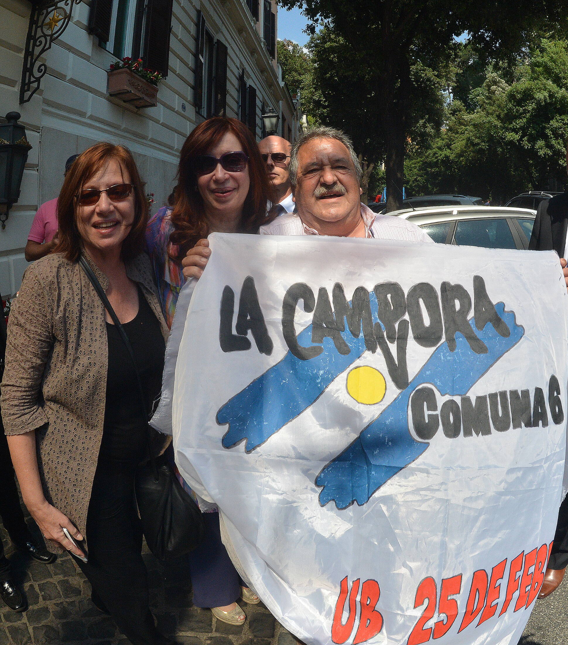 Cristina Fernández en Roma