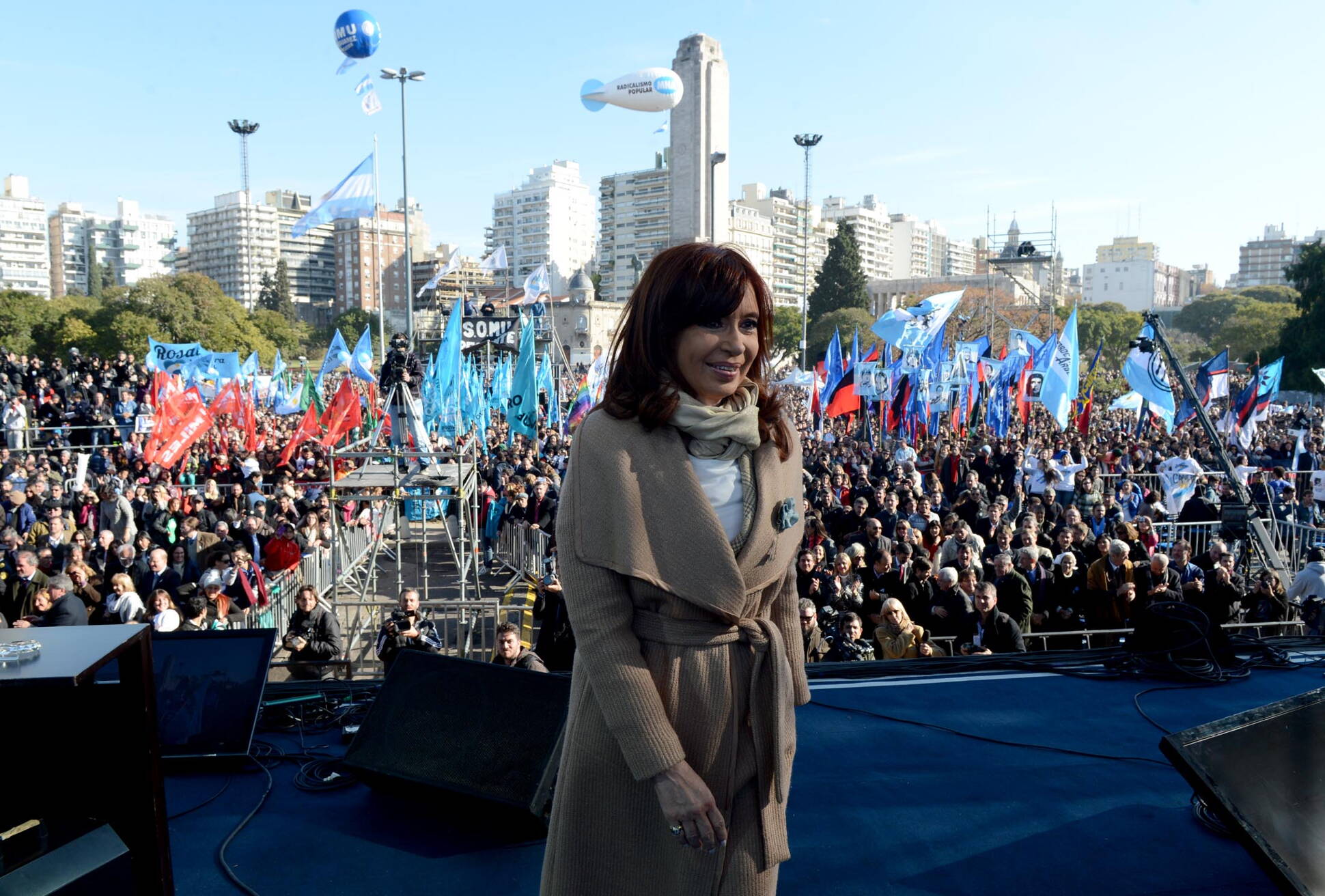 La Presidenta en Rosario, en la conmemoración del Día de la Bandera