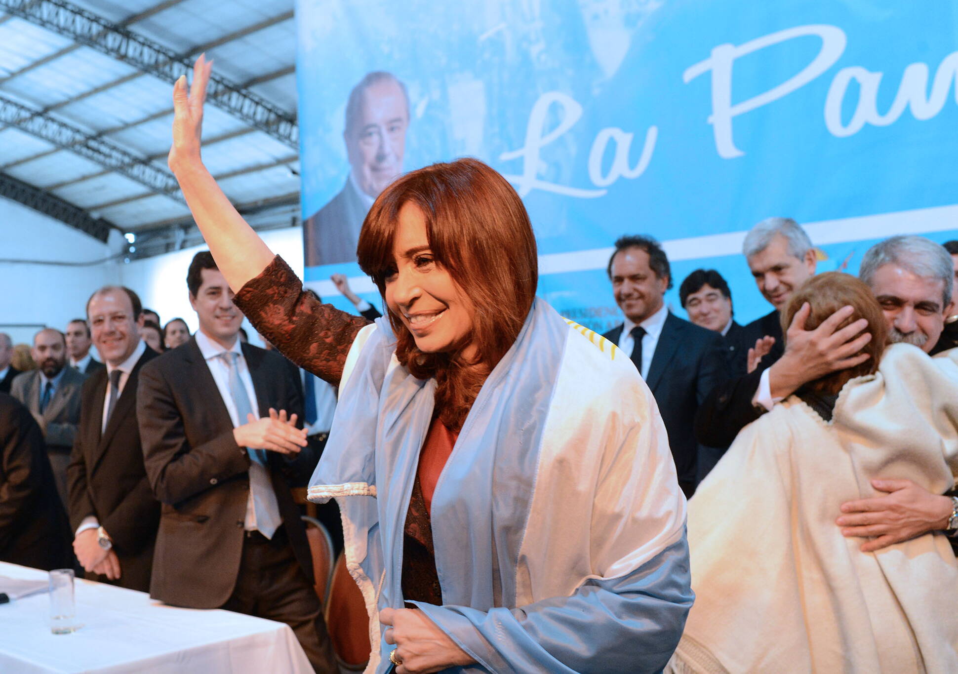 Cristina Fernández encabeza un acto en Santa Rosa, La Pampa