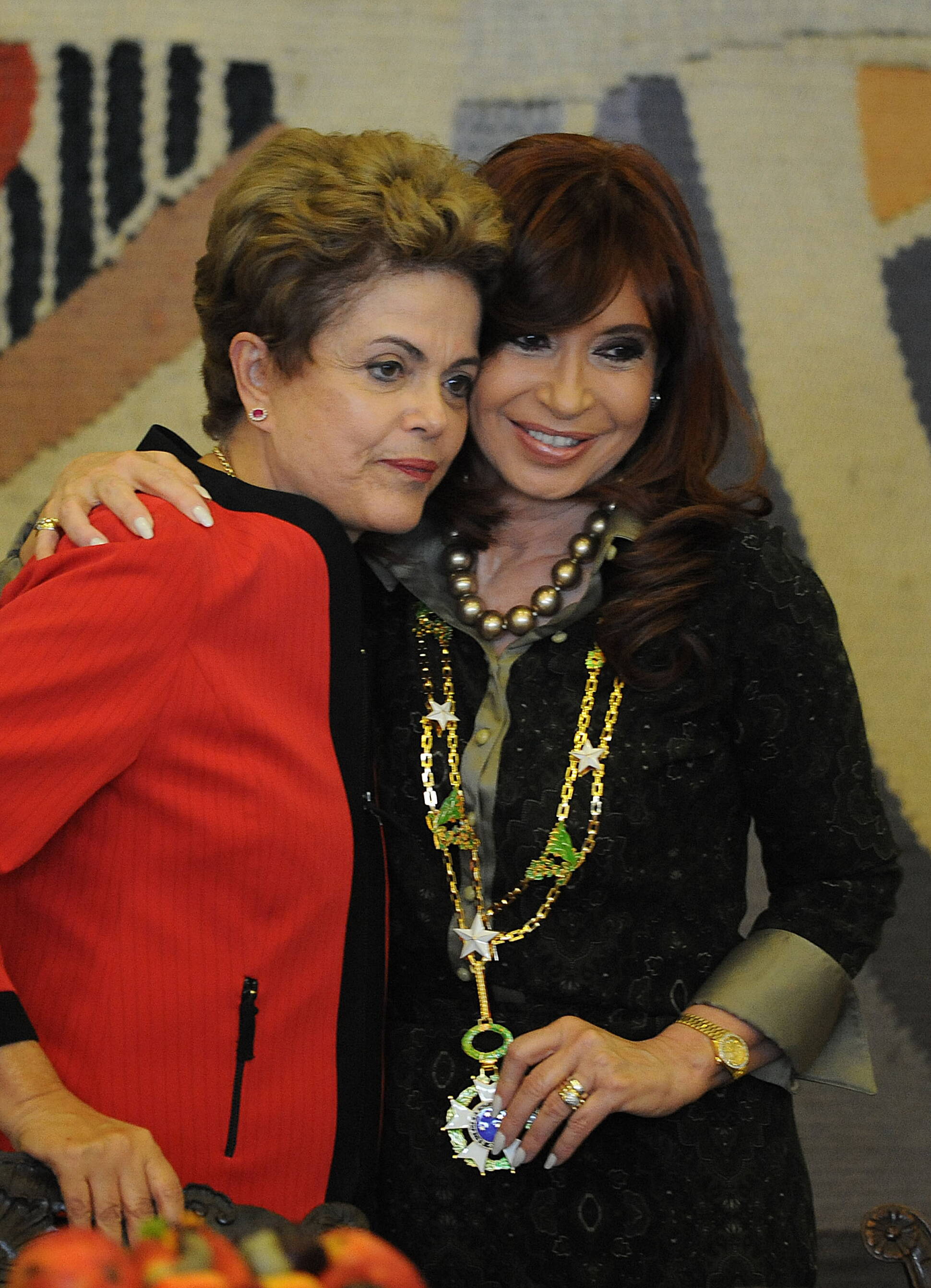 Cristina Fernández y Dilma Rousseff