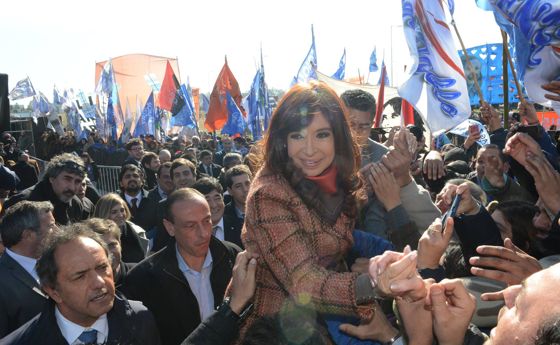 Cristina Fernández en Cañuelas