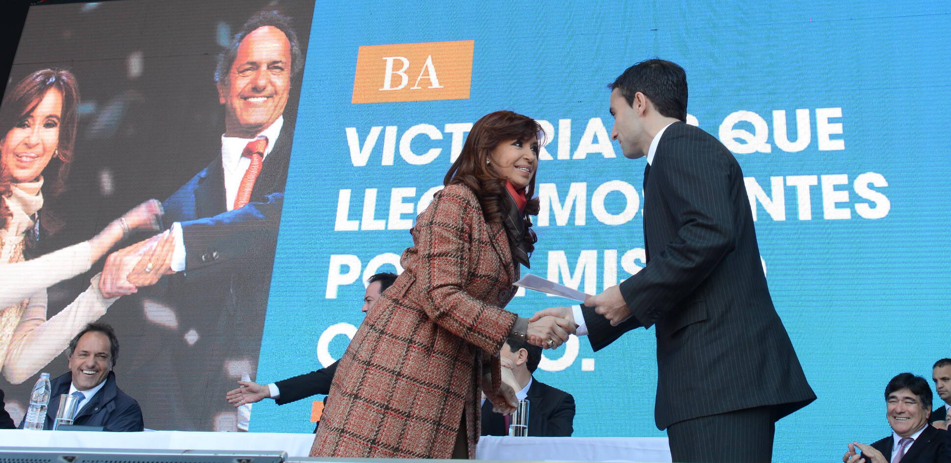 Cristina Fernández en Cañuelas