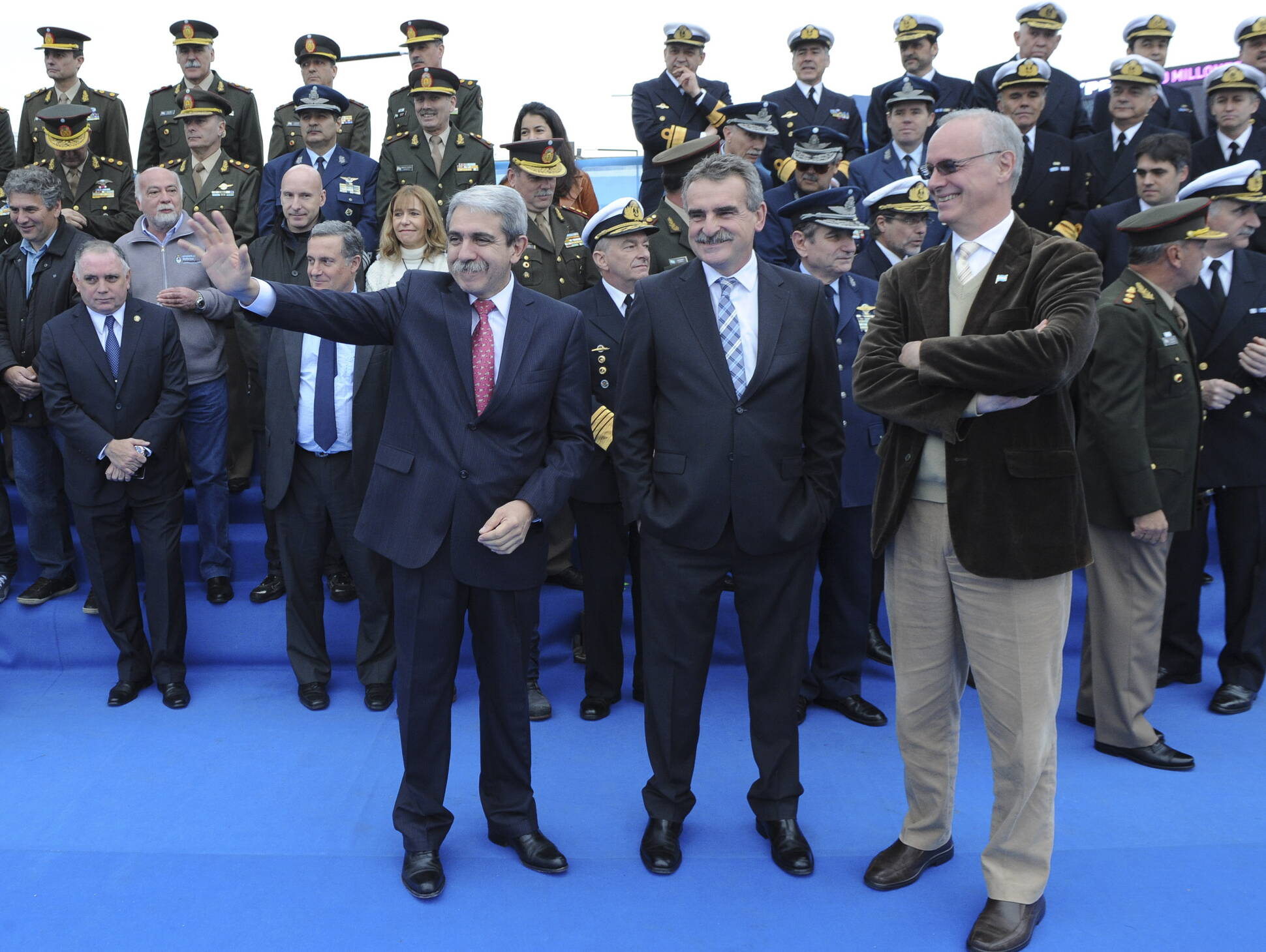 Fernández y Rossi encabezaron acto oficial en homenaje al General San Martín a 165 años de su muerte