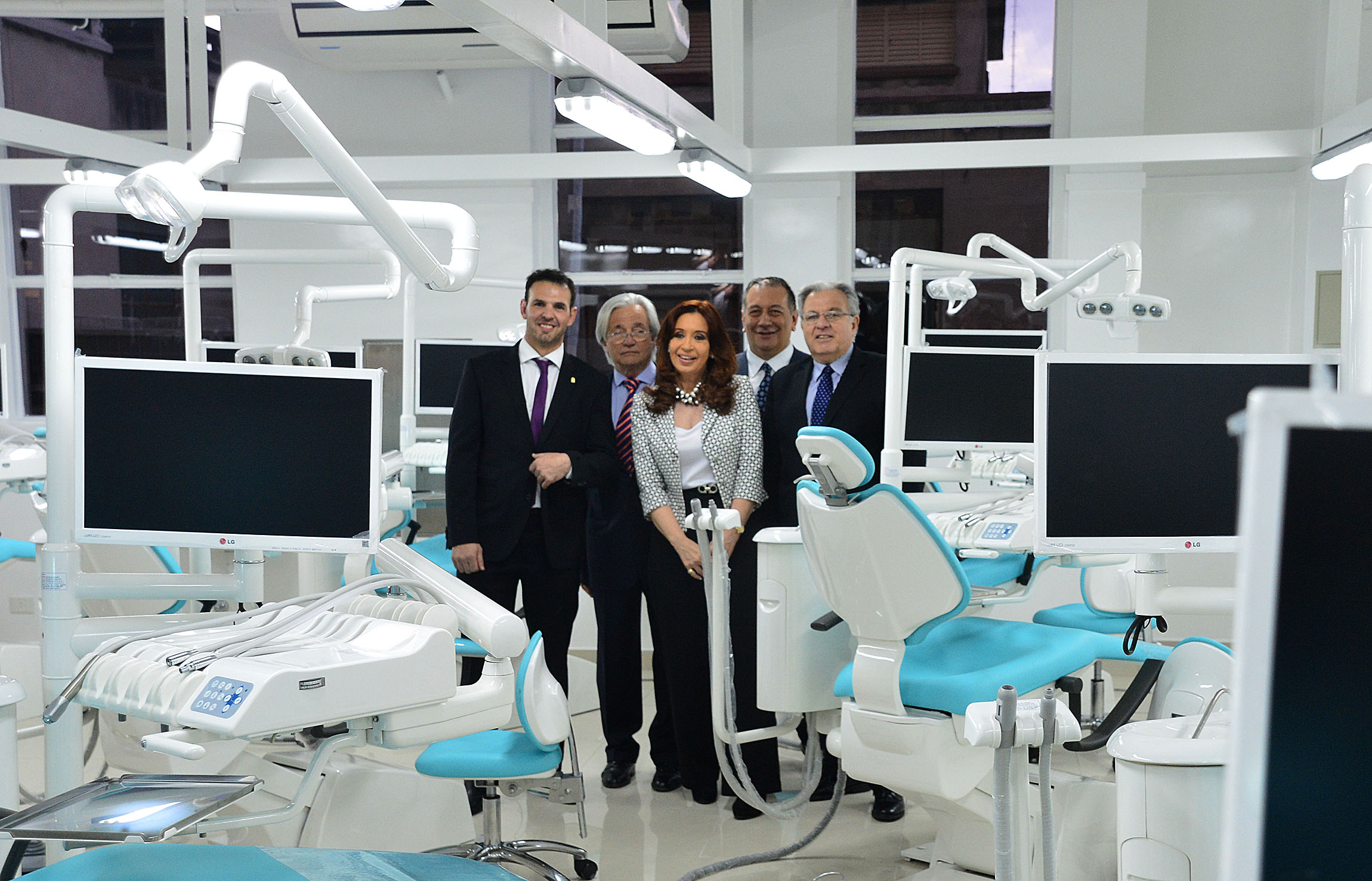 Cristina Fernández de Kirchner en la Facultad de Odontología de la UBA