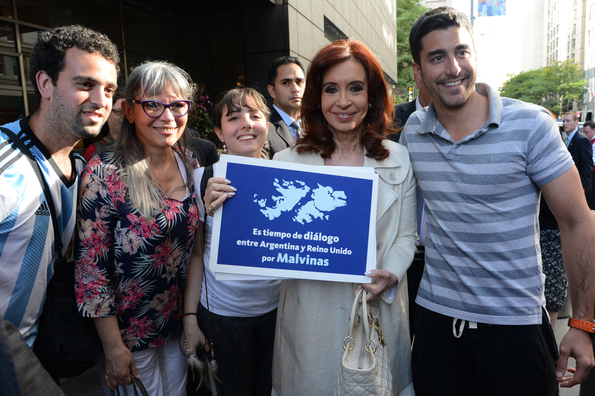 Cristina Fernández en Nueva York