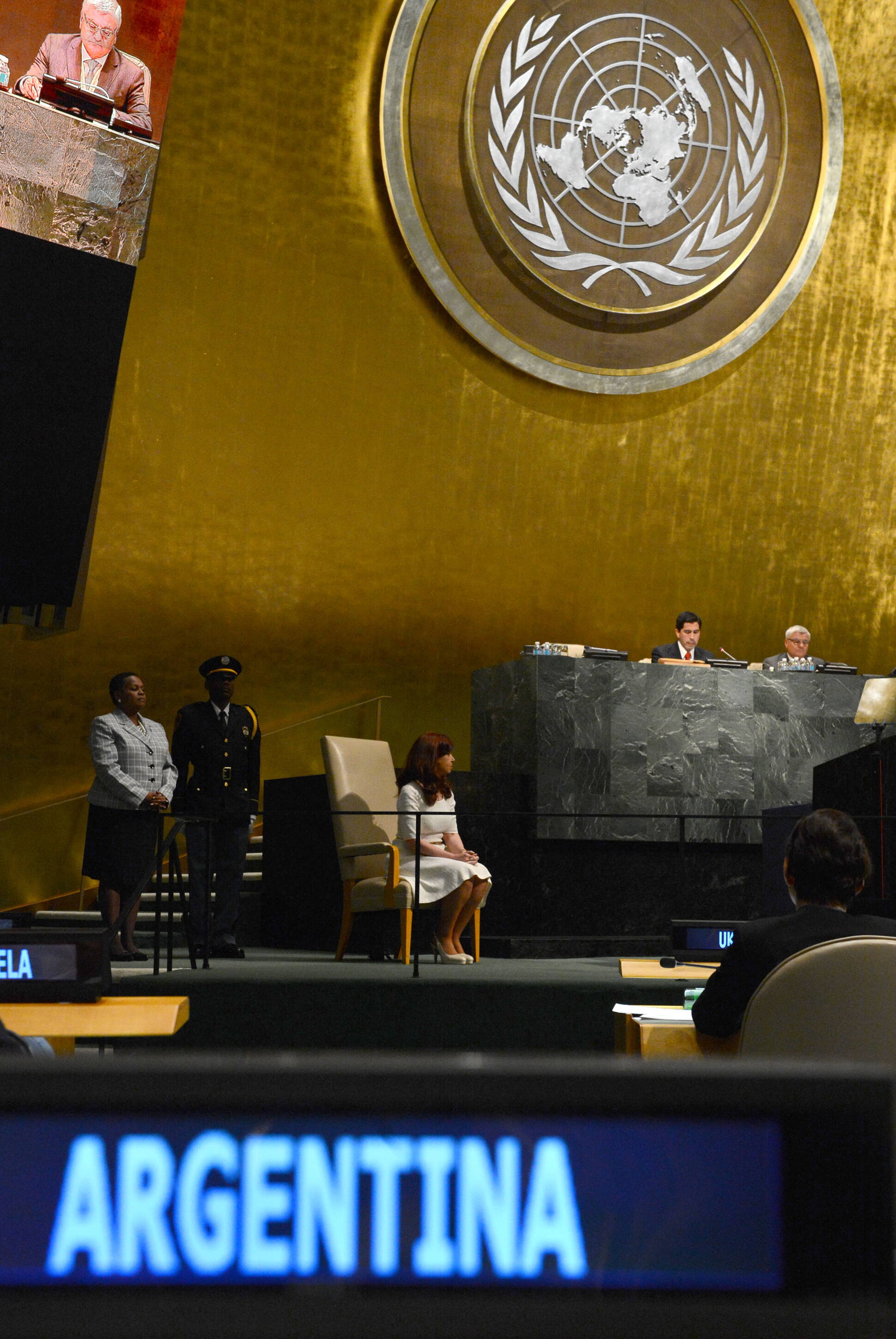 Cristina Fernández de Kirchner en la ONU