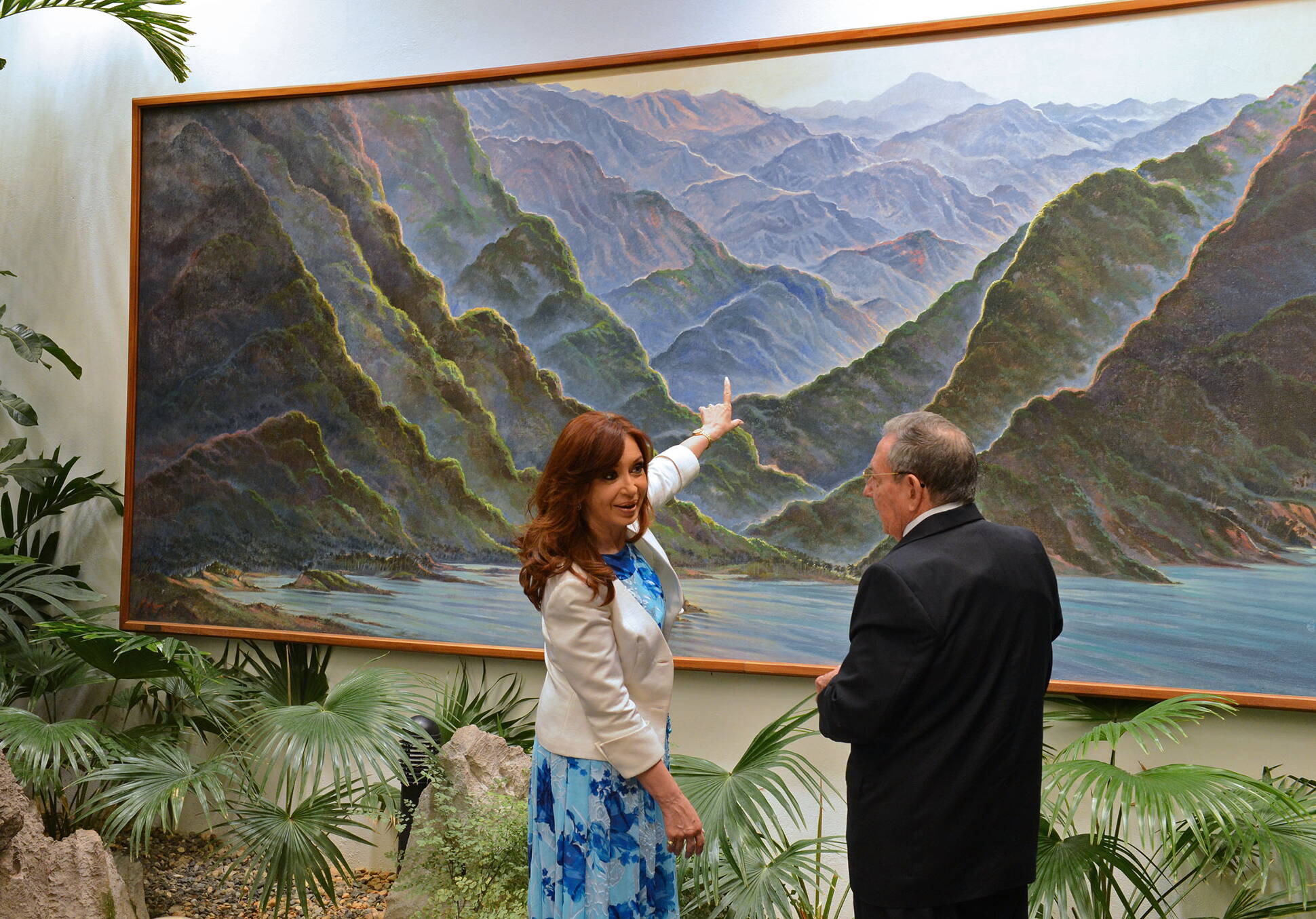 Cristina Fernández y Raúl Castro, juntos en La Habana.