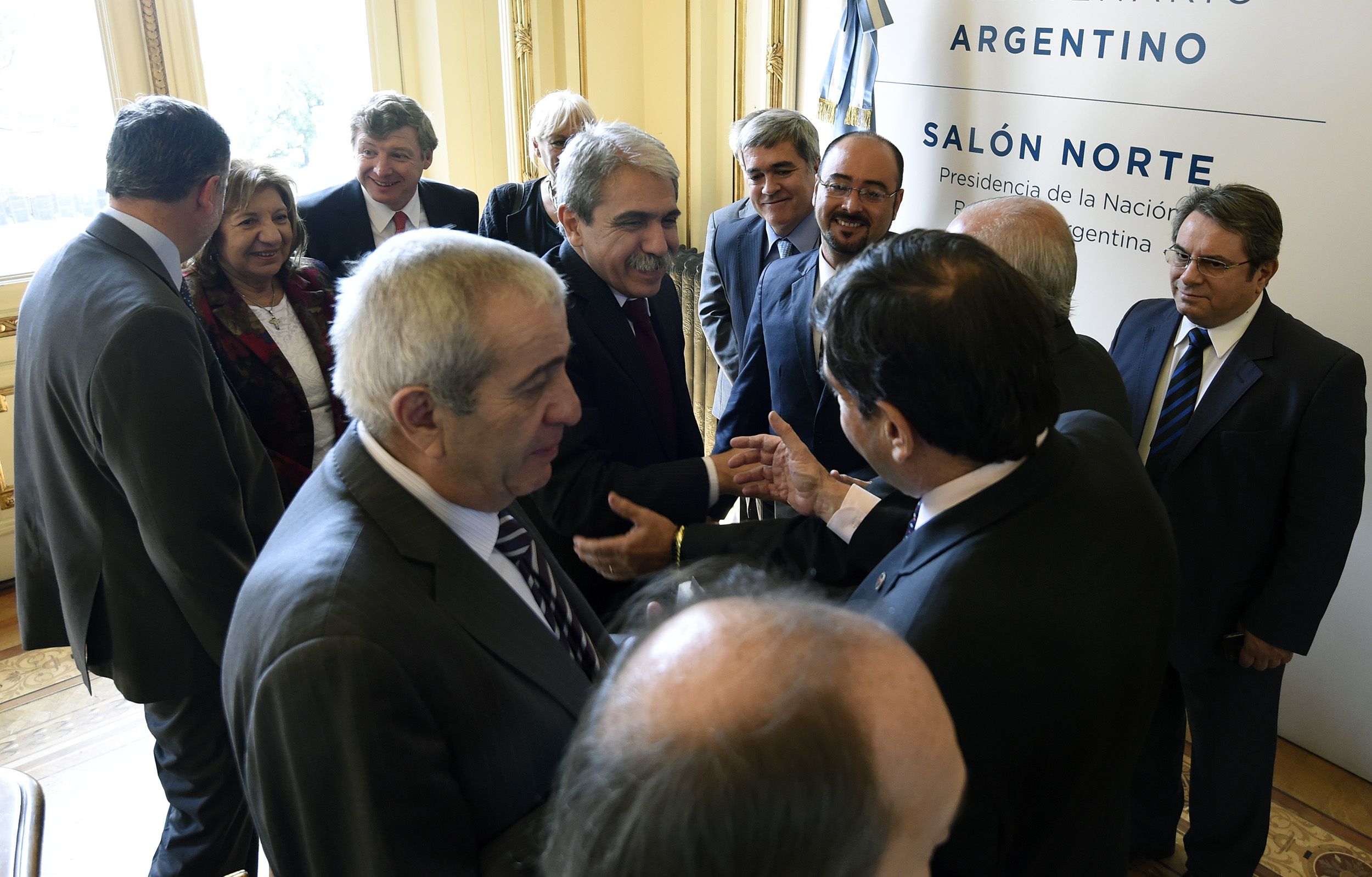 Aníbal Fernández con procuradores de todo el país