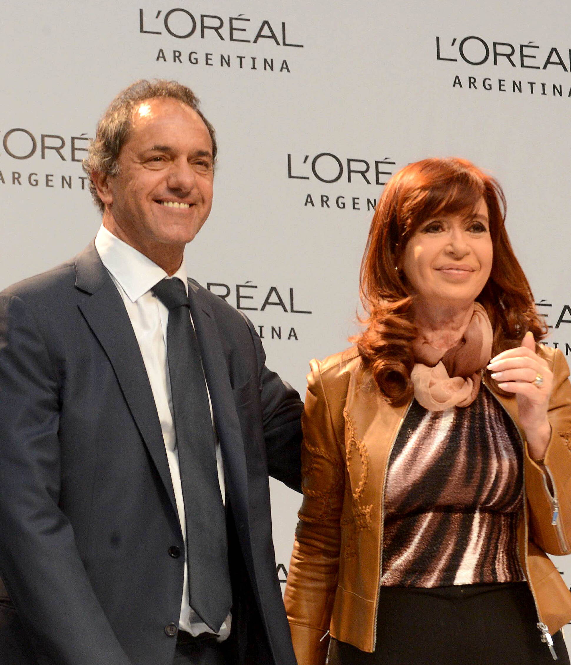 Cristina Fernández y Daniel Scioli