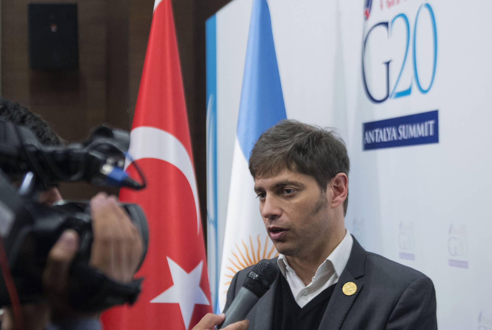 Declaraciones del ministro de Economía,Axel Kicillof, al hacer un balance del G20