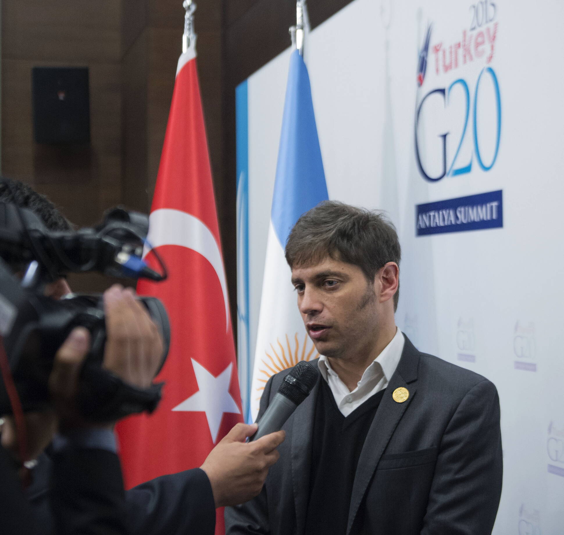 Declaraciones del ministro de Economía,Axel Kicillof, al hacer un balance del G20