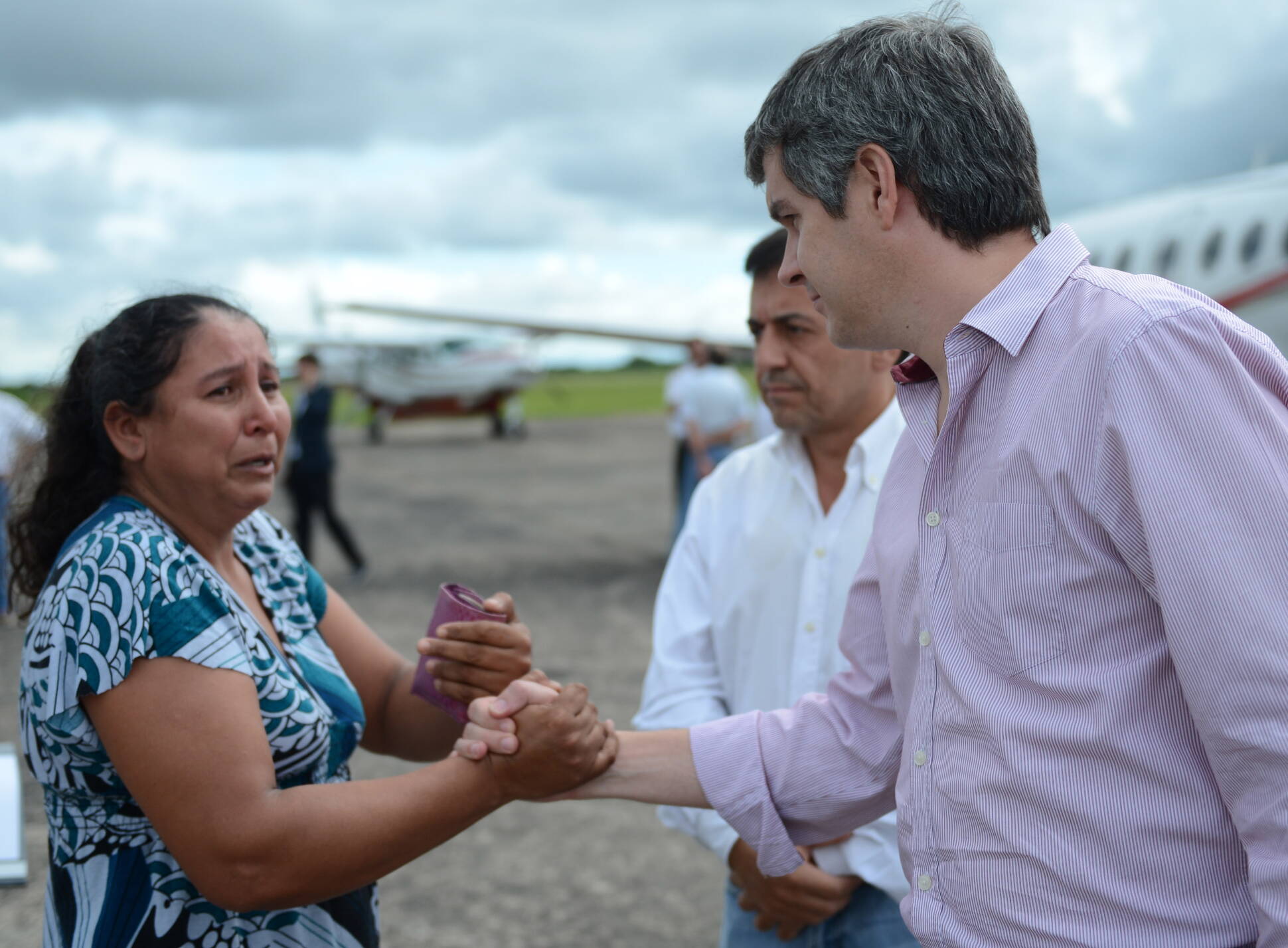  El Jefe de Gabinete, Marcos Peña, arribó a la ciudad de Goya.