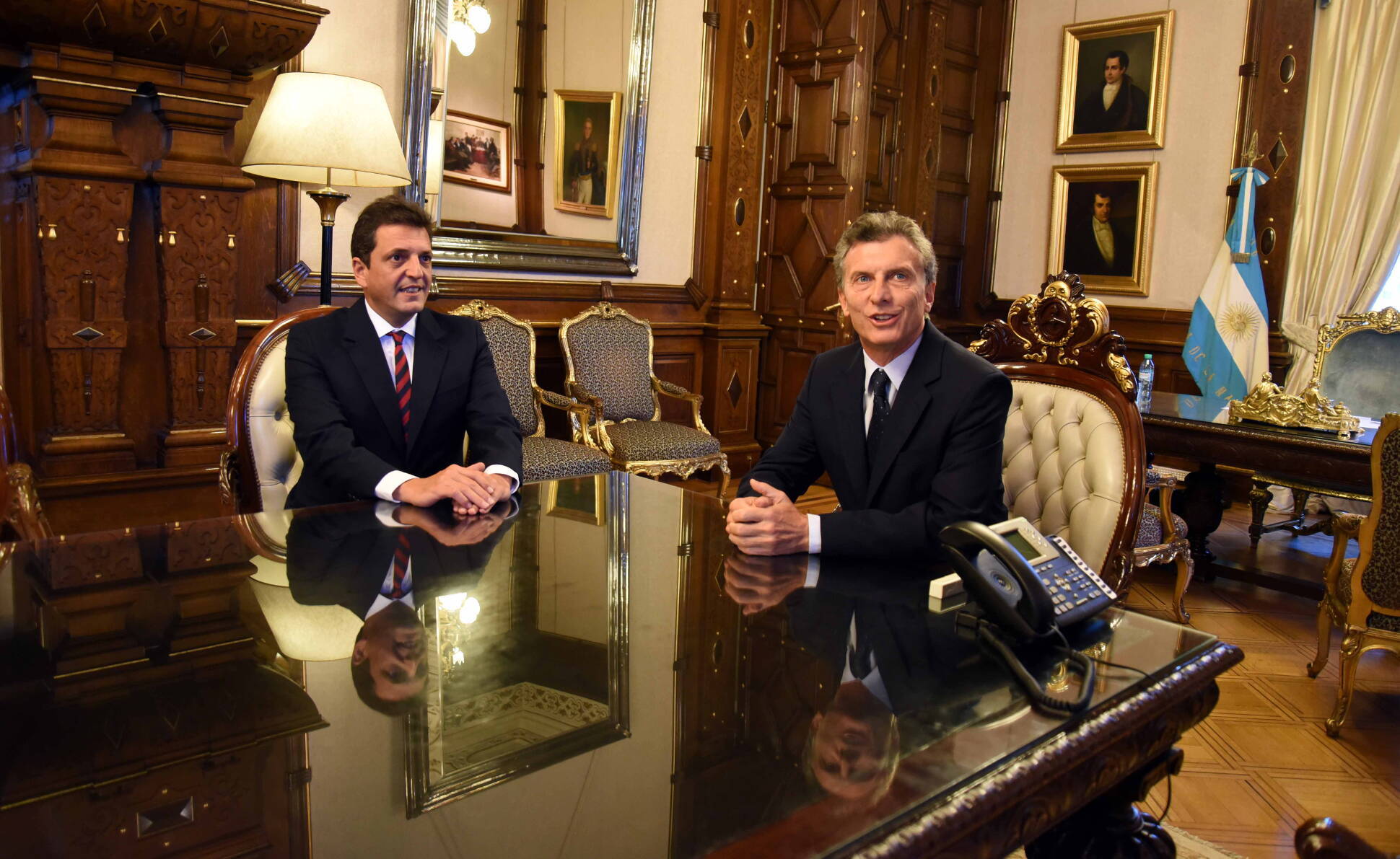 Mauricio Macri y Sergio Massa