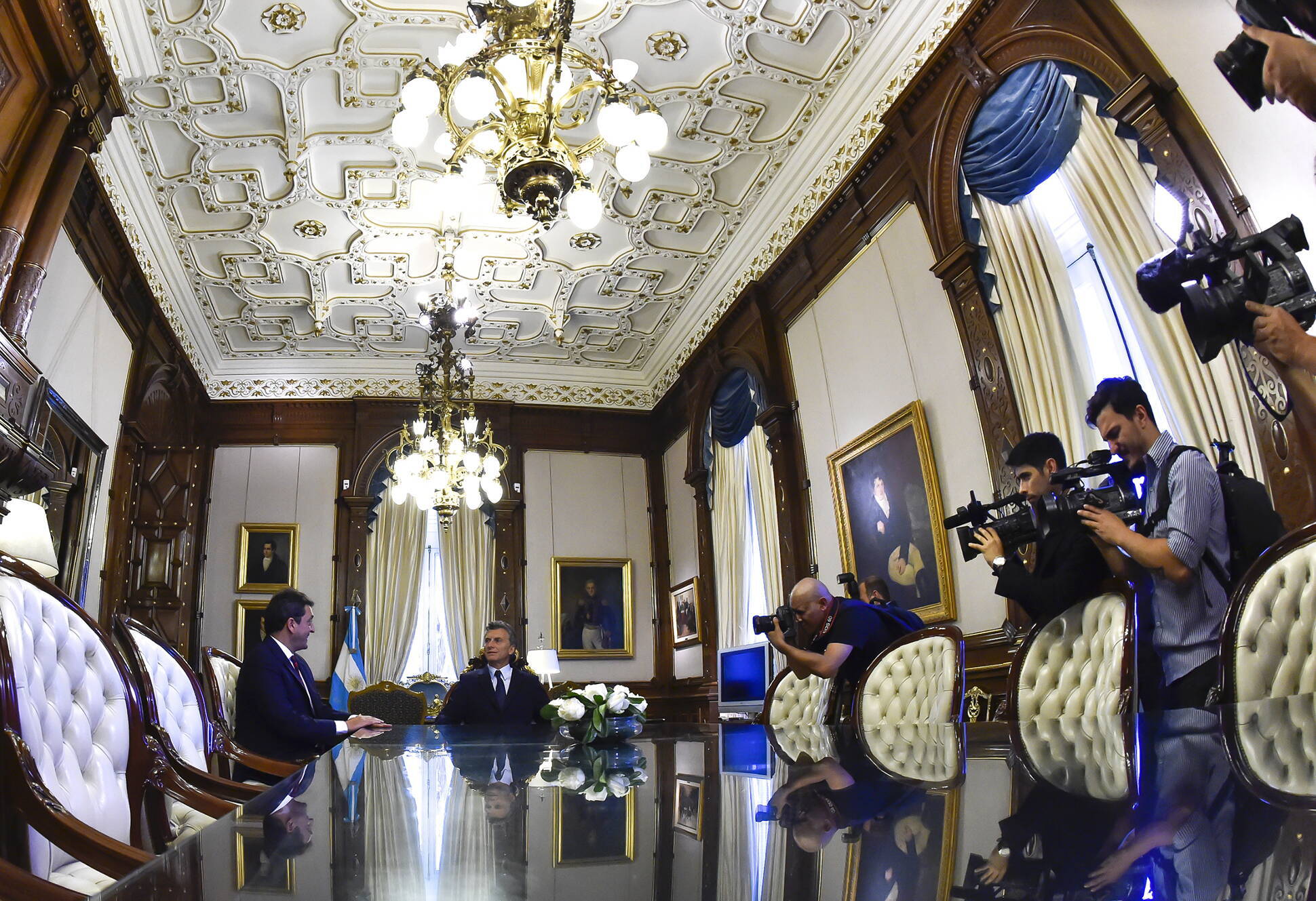 Mauricio Macri y Sergio Massa