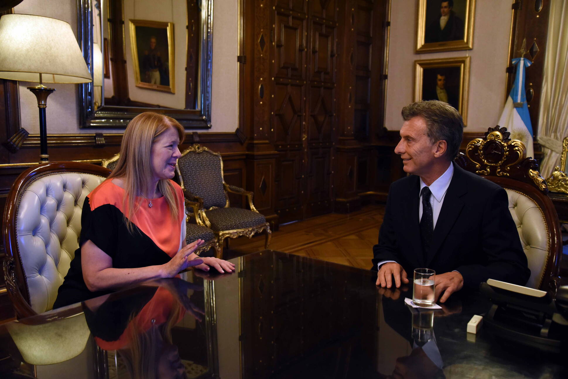 Mauricio Macri y Margarita Stolbizer