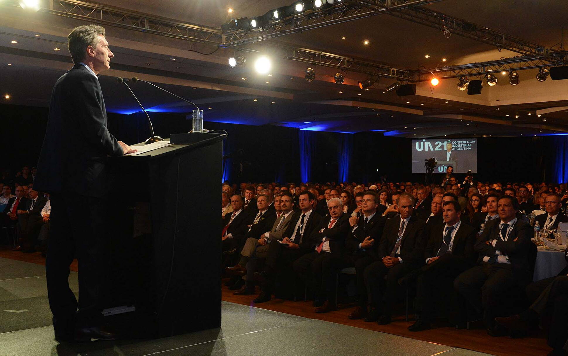 Mauricio Macri en la Conferencia Anual de la UIA