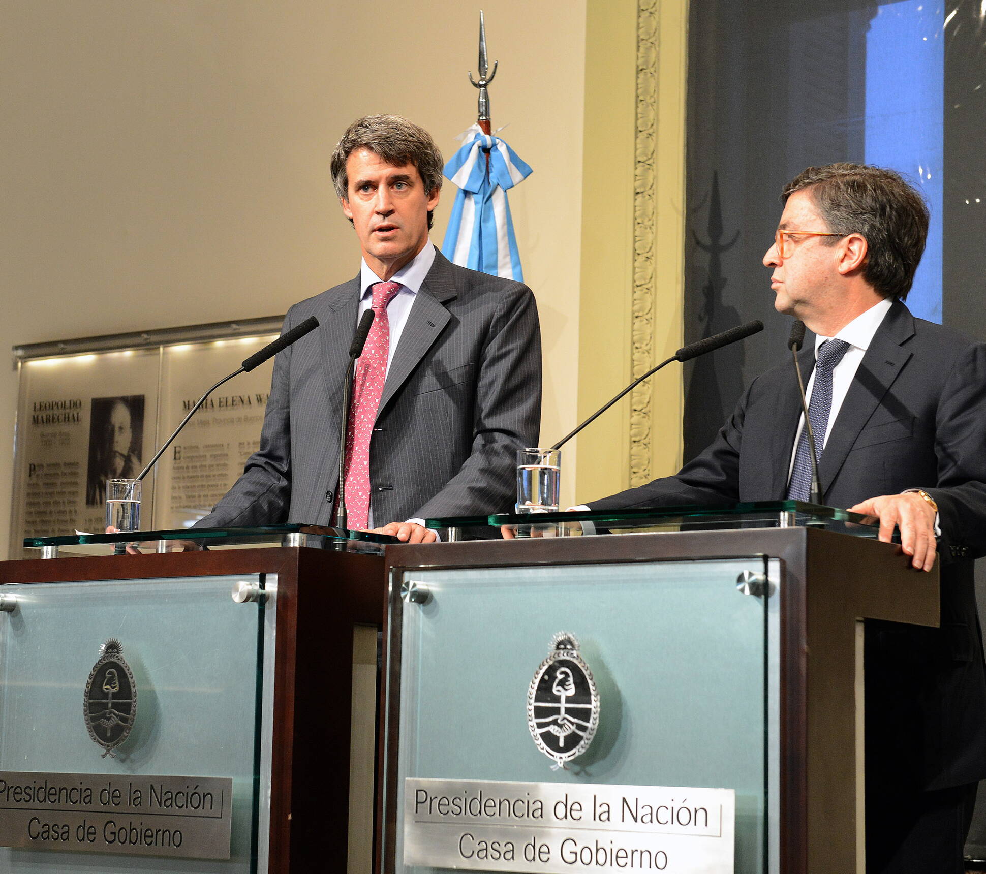 Alfonso Prat Gay y Luis Alberto Moreno