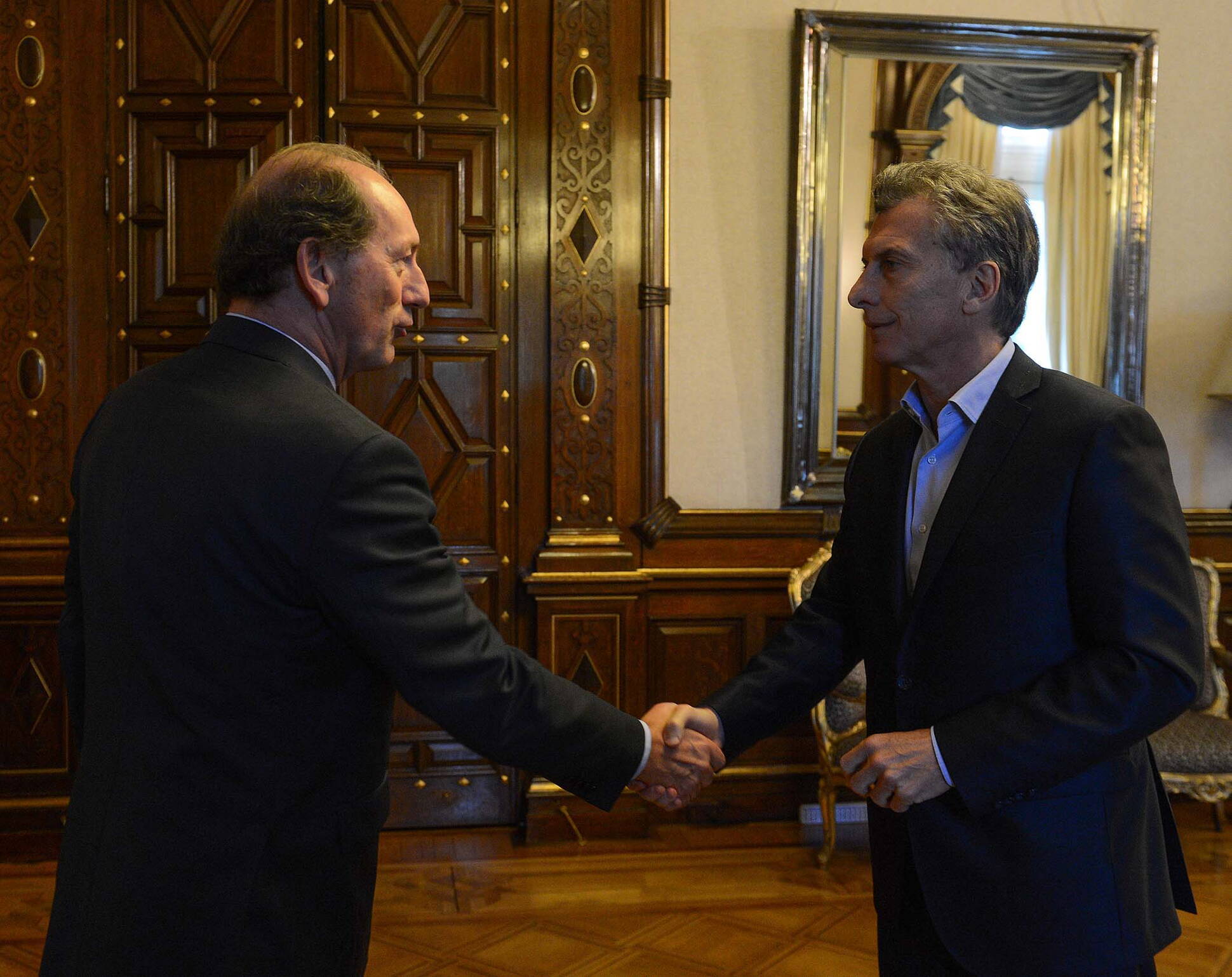El presidente Mauricio Macri recibió  al CEO de Nestlé, Paul Bulcke.