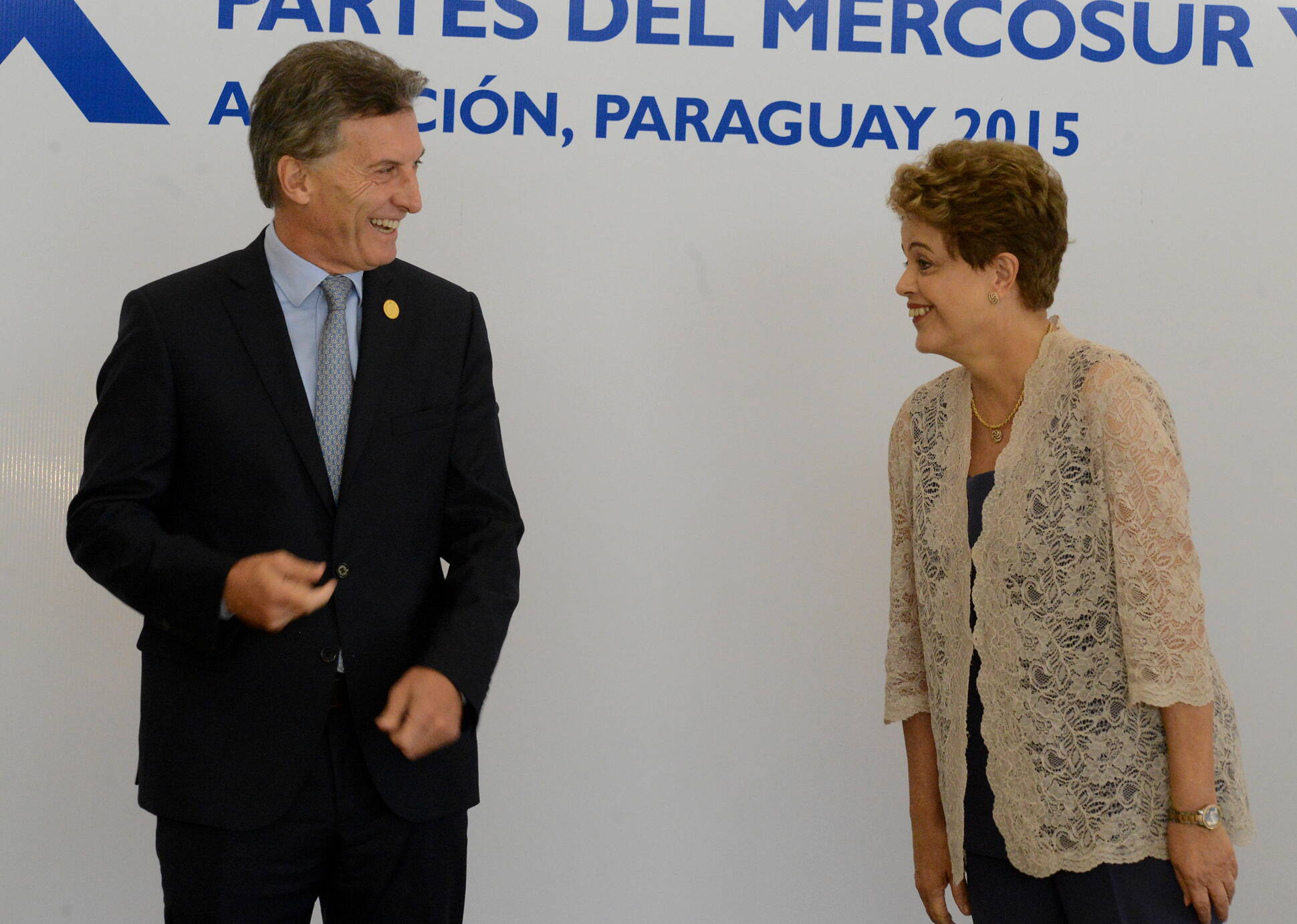 Mauricio Macri y Dilma Rousseff