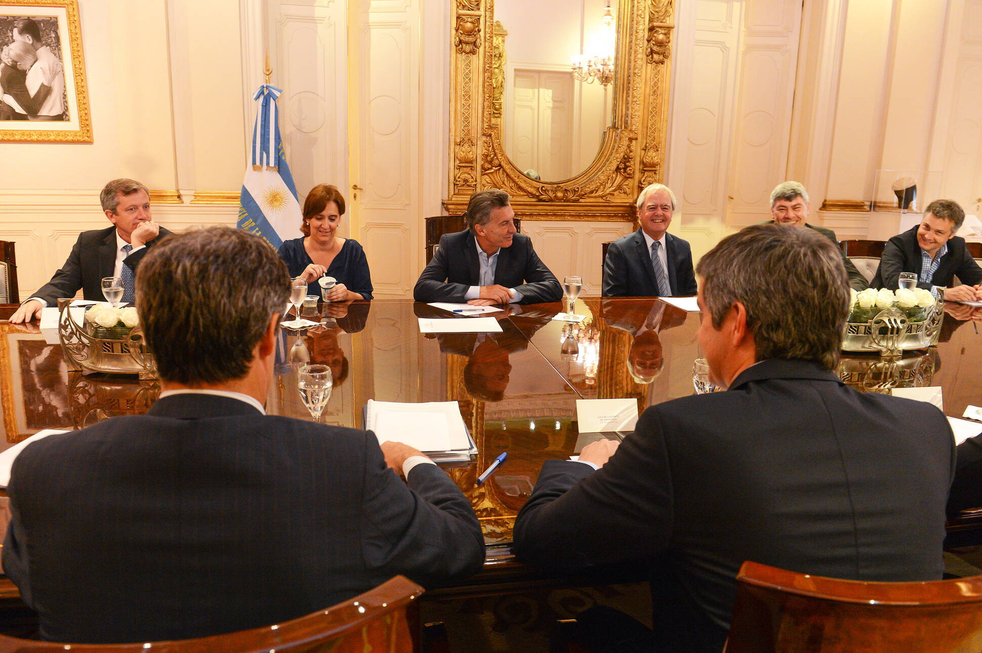 El Presidente encabezó la primera reunión de Gabinete, en Casa Rosada.