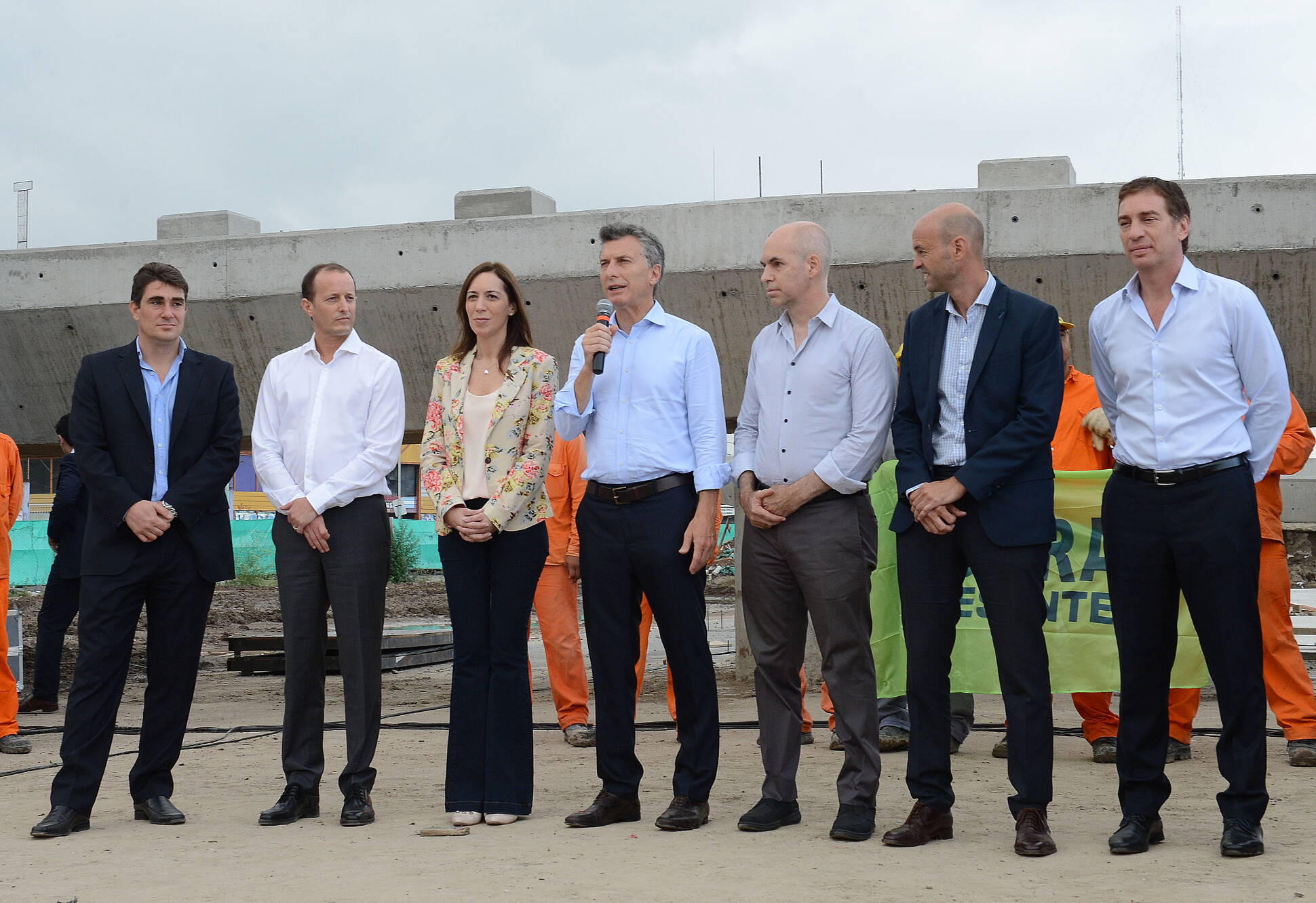 El Presidente anunció la segunda etapa de las obras del viaducto a Puente La Noria.