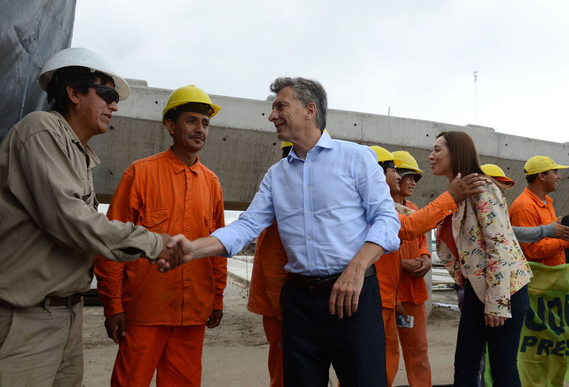 El Presidente anunció la segunda etapa de las obras del viaducto a Puente La Noria.